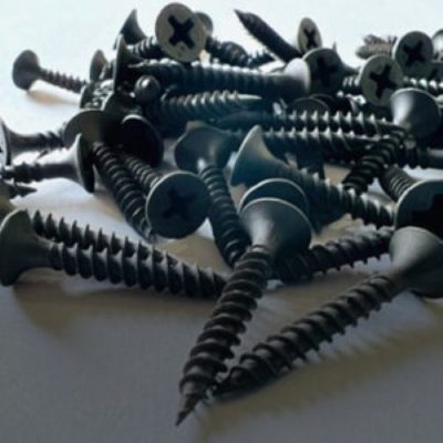 a pile of nails and screws