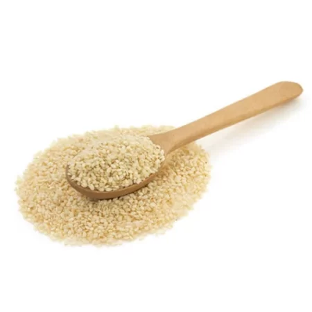 a spoonful of sesame seeds